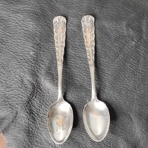 Elegant Silver Plated  Decorative Spoons Replacements